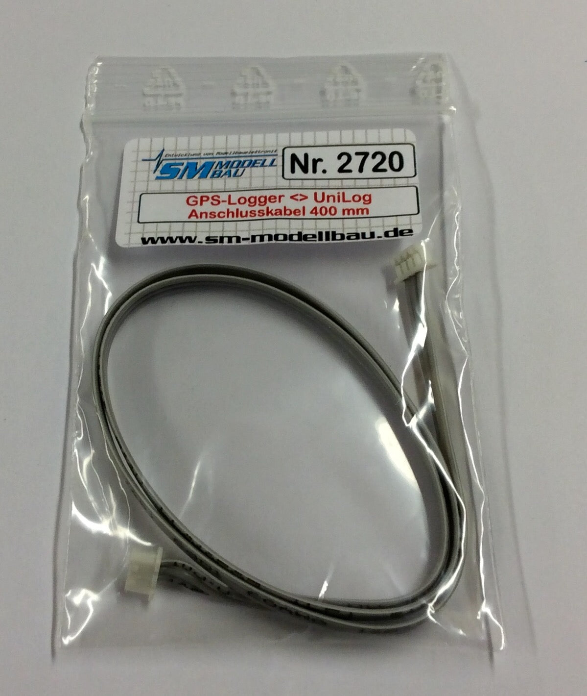 SM ModellBau Interconnection Cable 400mm Unisens-E to GPS Logger 2 1-Pack