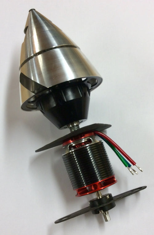 Brenner Contra Drive US Contra Rotating System V4 for Kontronik Pyro 600 82mm
