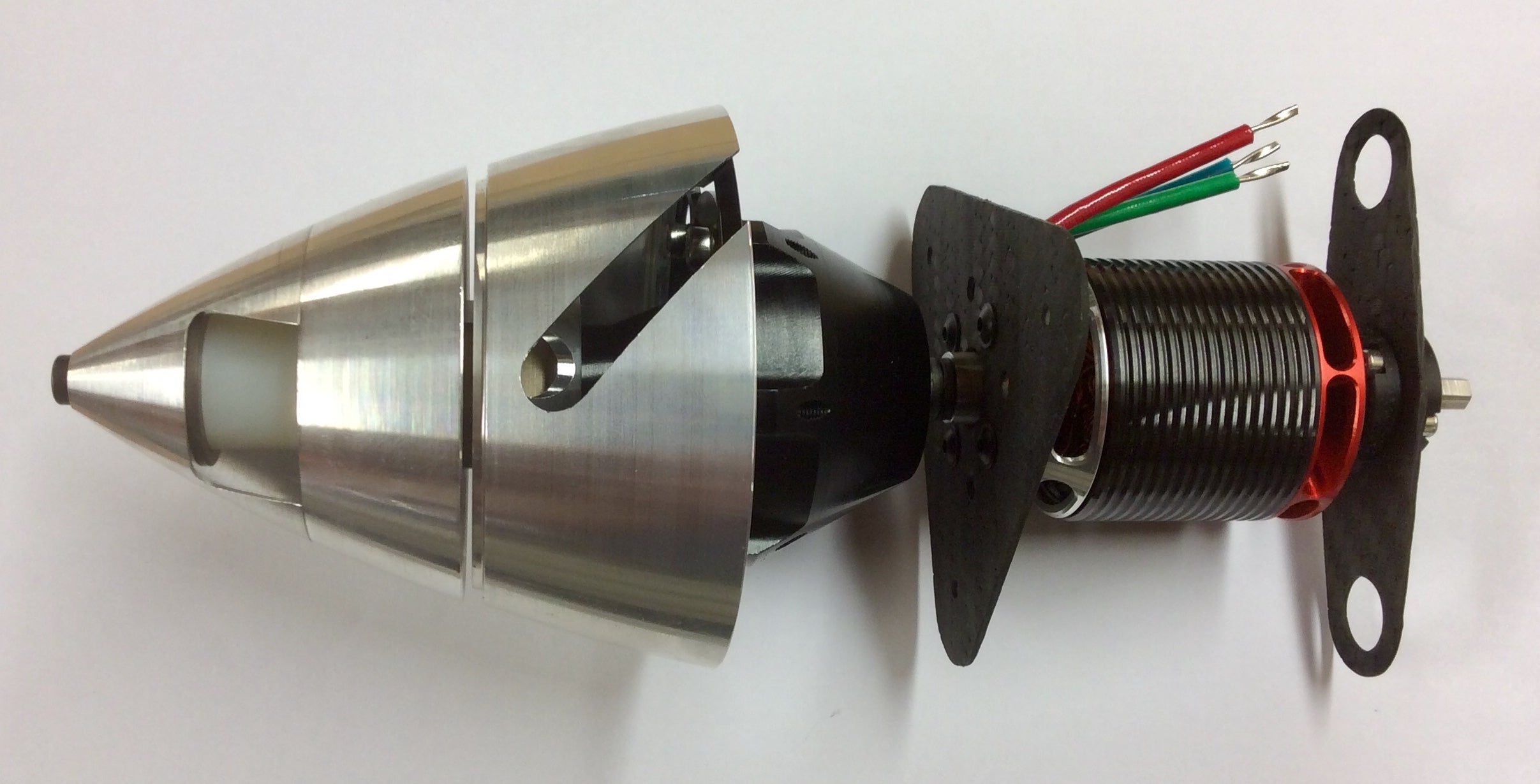 Brenner Contra Drive US Contra Rotating System V4 for Kontronik Pyro 600 82mm