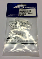 MKS Metal Servo Horn Package 5mm O/P Shaft 10-Pack