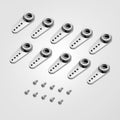 MKS Metal Servo Horn Package 5mm O/P Shaft 10-Pack