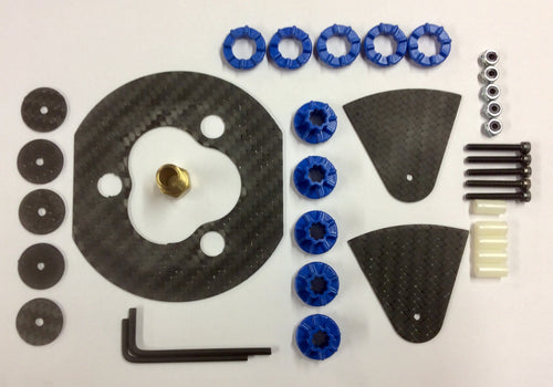 Brenner Contra Drive US Contra Rotating System V4 for Kontronik Pyro 600 82mm
