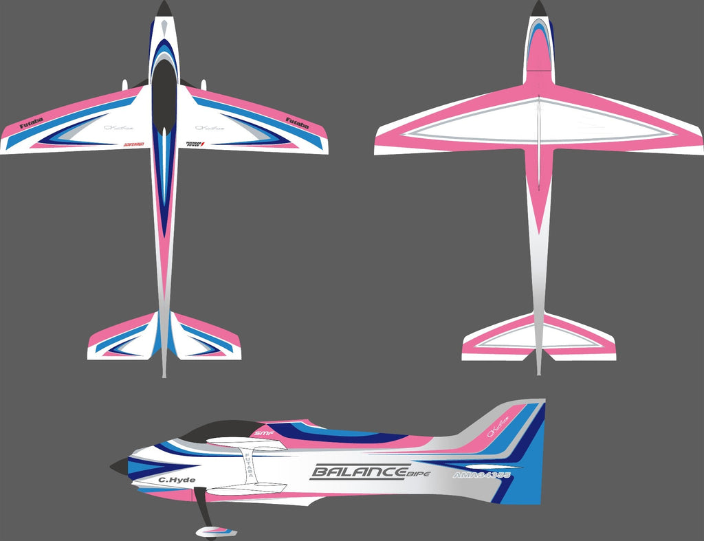 CKAero Balance Bipe by Chip Hyde Airplane Kit 1-Pack