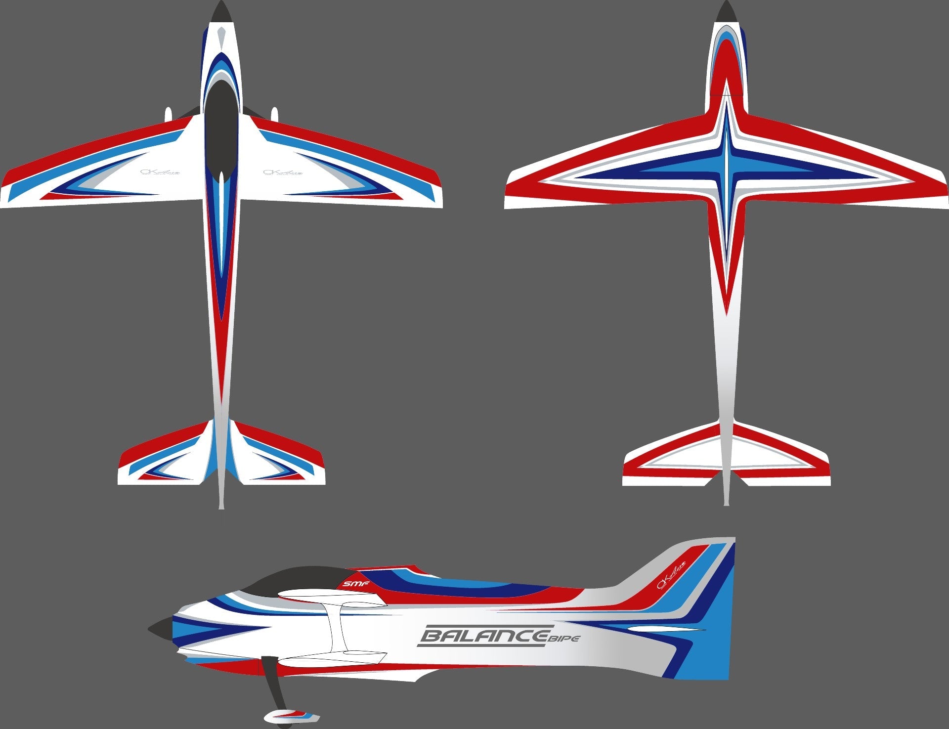 CKAero Balance Bipe by Chip Hyde Airplane Kit 1-Pack