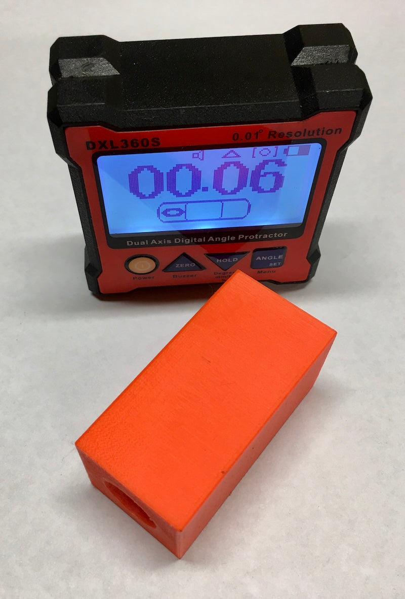 Precision Aero Products Adverrun XS V2/3/4 Thrust Angle Meter Mount 1-Pack