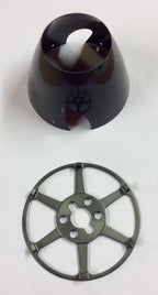 Falcon 89mm CRS Spinner Set Carbon Black