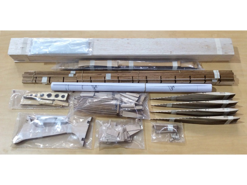 Laser-cut wing kit, included