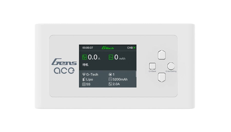 Gens Ace iMARS D300 AC/DC Dual Channel RC Battery Charger White