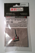 Jeti Model DC Spring Loaded Three Position Switch JMS-DC-TSLM