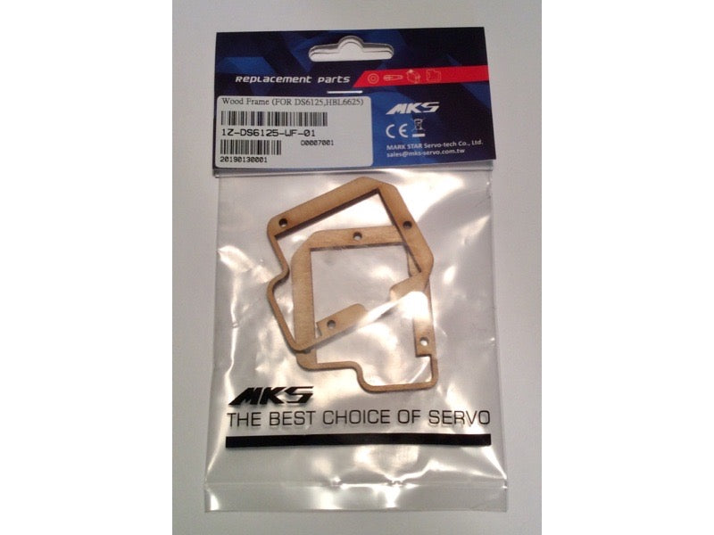 MKS Servos DS6125 HBL6625 Wood Mounting Frames 2-Pack