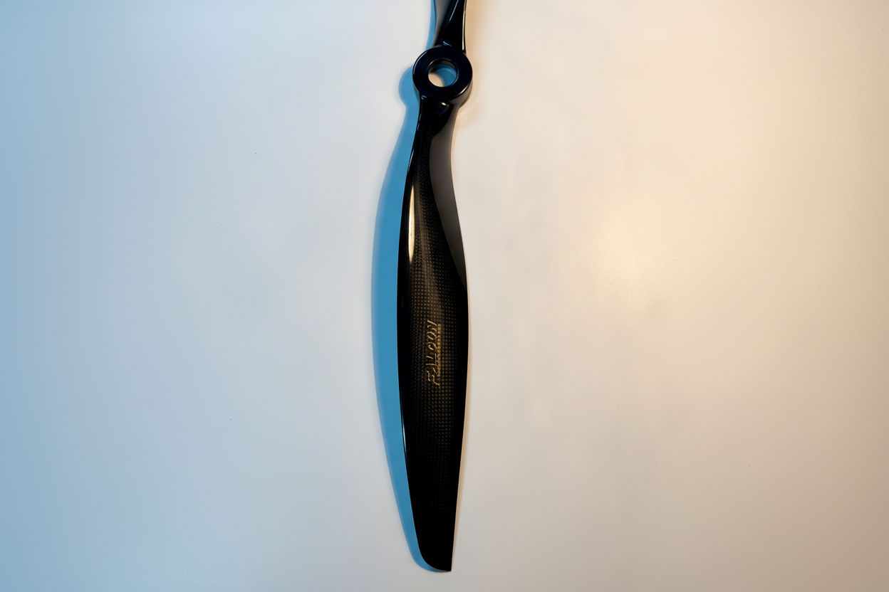 Falcon 23x20 Black Prop Blade Detail