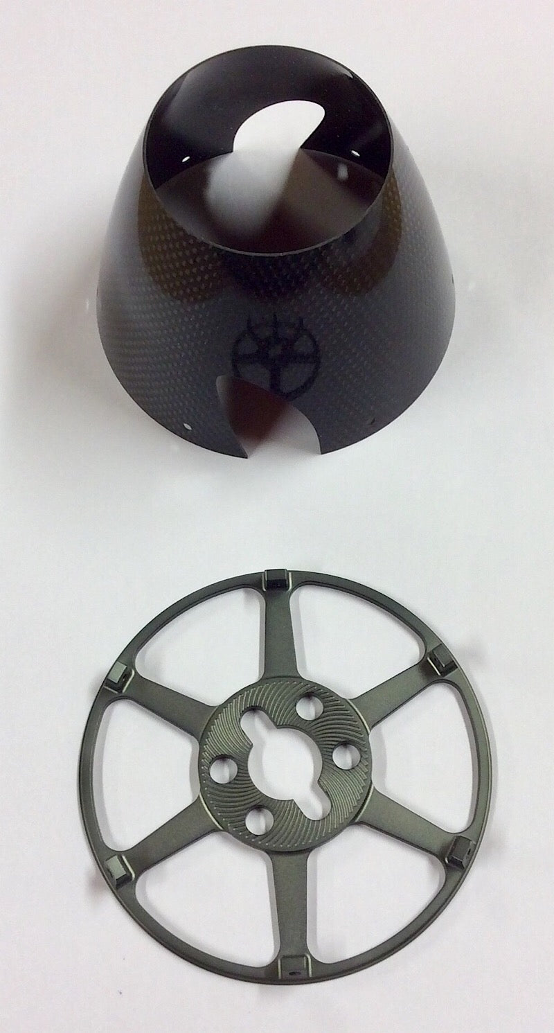 Falcon 82mm CRS Spinner Set Carbon Black