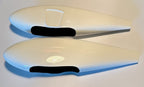 Falcon Carbon Wheel Pants F3A White 170mm 1-Pack