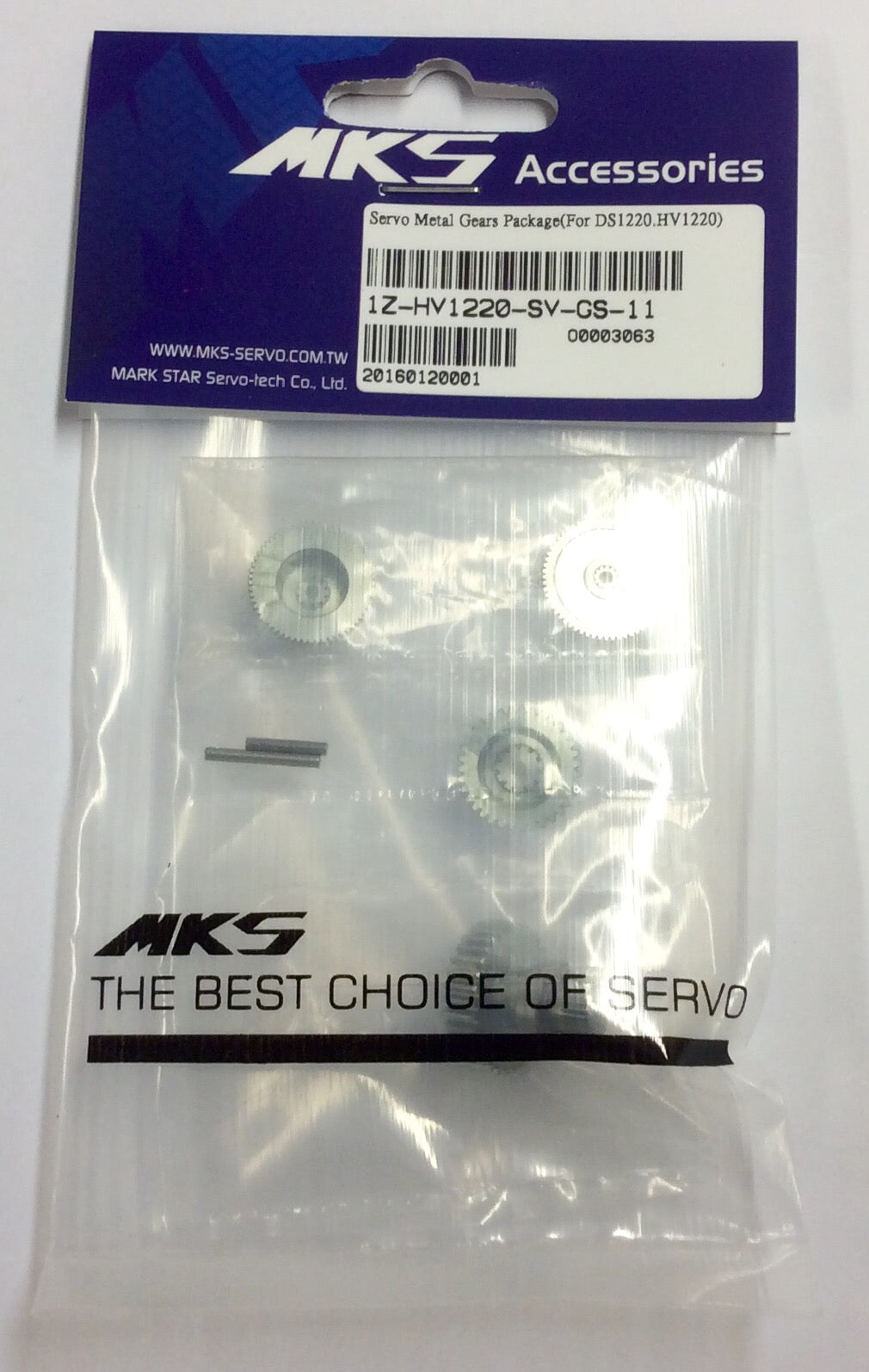 MKS Servos HV1220 Metal Gear Set