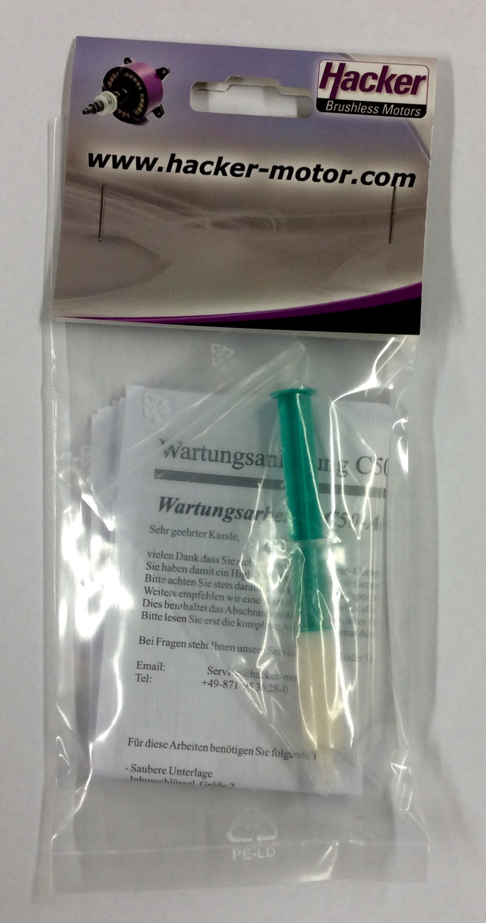 Hacker Grease 2ml Syringe for Ralph Schweizer CRS