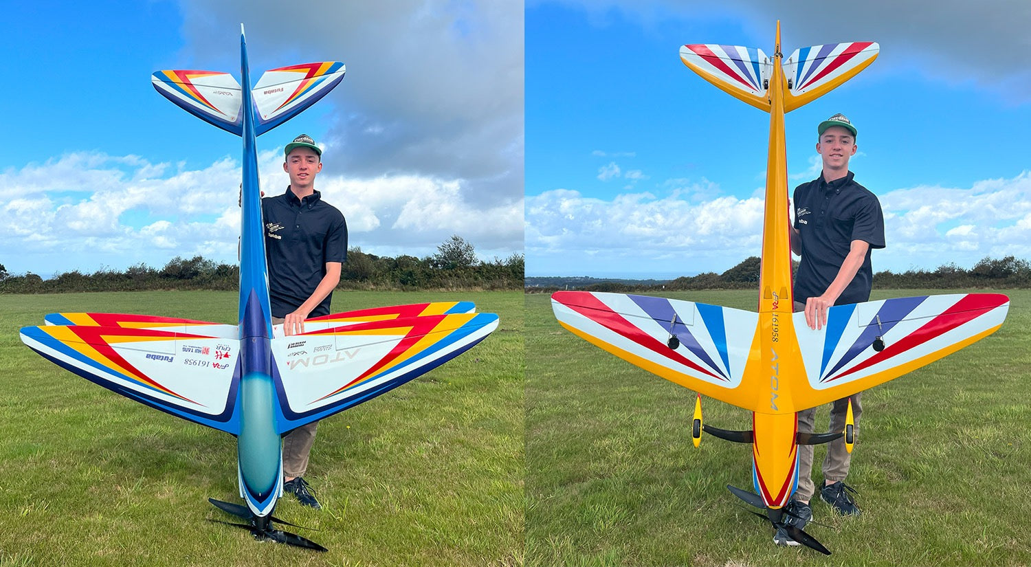 Hui Yang Professional F3A Atom Bipe EP RC Model Aircraft