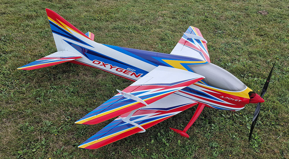 Hui Yang Professional F3A Oxygen Bipe EP RC Model Aircraft