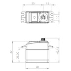 MKS HV1250 High Performance Coreless Servo