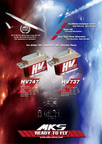 MKS HV747 High Torque Digital Servo for Airplane Jets Electric Models