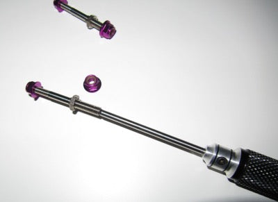 Ralph Schweizer Modeltechnic 4mm Titanium Axles Purple 1-Pack