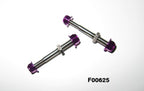 Ralph Schweizer Modeltechnic 4mm Titanium Axles Purple 1-Pack