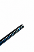 Precision F3A Contra main shaft end close-up on white background