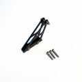 Hui Yang carbon control horn full assembly 3/4 angle view on pure white background