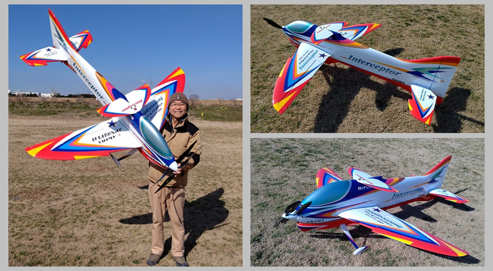 Hui Yang Professional F3A Interceptor EP 1800mm RC Airplane
