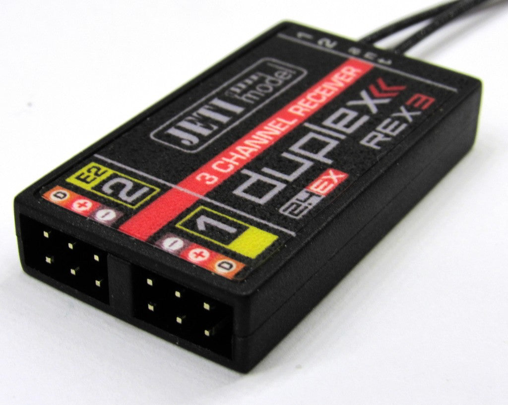 Jeti Duplex REX3 3-Channel 2.4GHz Receiver