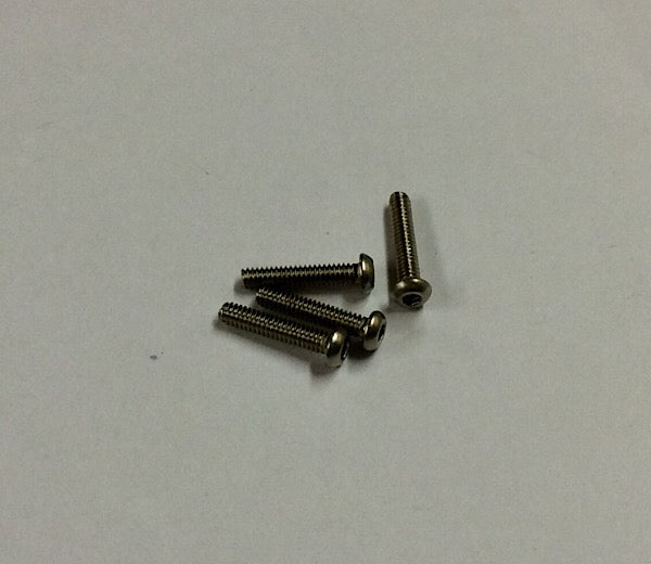 Precision Aero Products M2 x 10mm Button Head Stainless Steel Screw