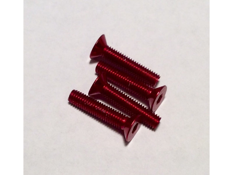 Ralph Schweizer Modeltechnic M3 x 15mm Aluminium Countersunk Head Screws 4-Pack