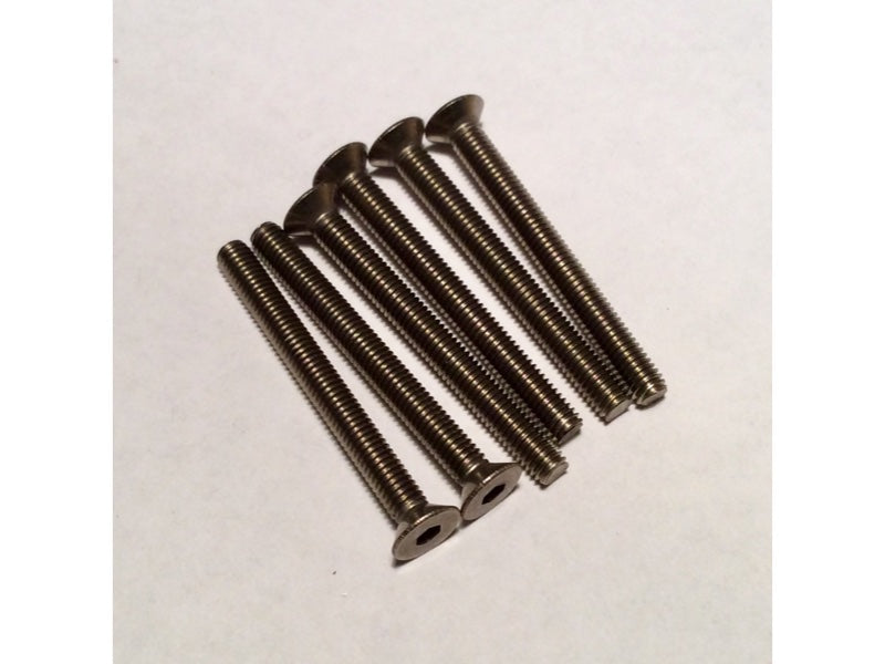 Ralph Schweizer Modeltechnic M3 x 30mm Titanium Countersunk Head Screws 6-Pack