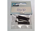 Ralph Schweizer Modeltechnic M3 x 30mm Titanium Countersunk Head Screws 6-Pack