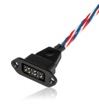 PowerBox MPX Connector Mounting Frame Female 6 Pack