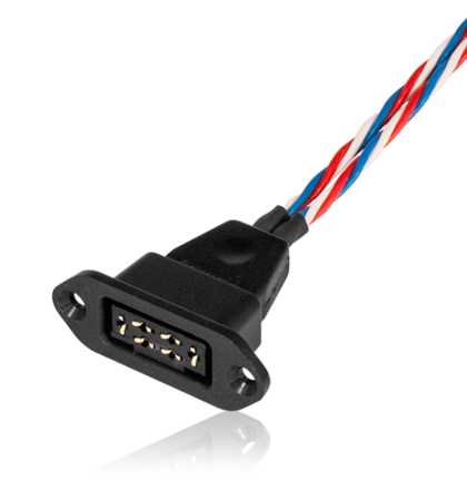 PowerBox MPX Connector Mounting Frame Female 6 Pack