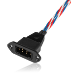 PowerBox MPX Connector Mounting Frame Male 6 Pack