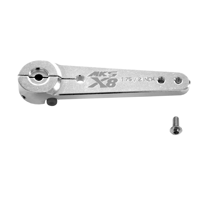 MKS Metal Single Servo Horn 1.75in 2in 8mm Shaft