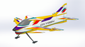Oxygen EP 1770mm Wingspan F3A RC Airplane by Arnaud Poyet