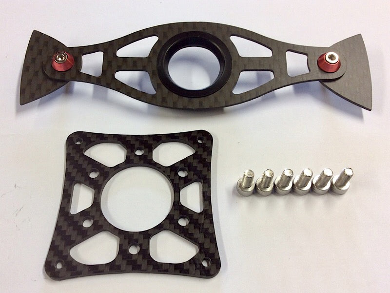 Precision Aero Products Plettenberg Advance 30-10 Carbon Mount Front and Rear Wide 1-Pack
