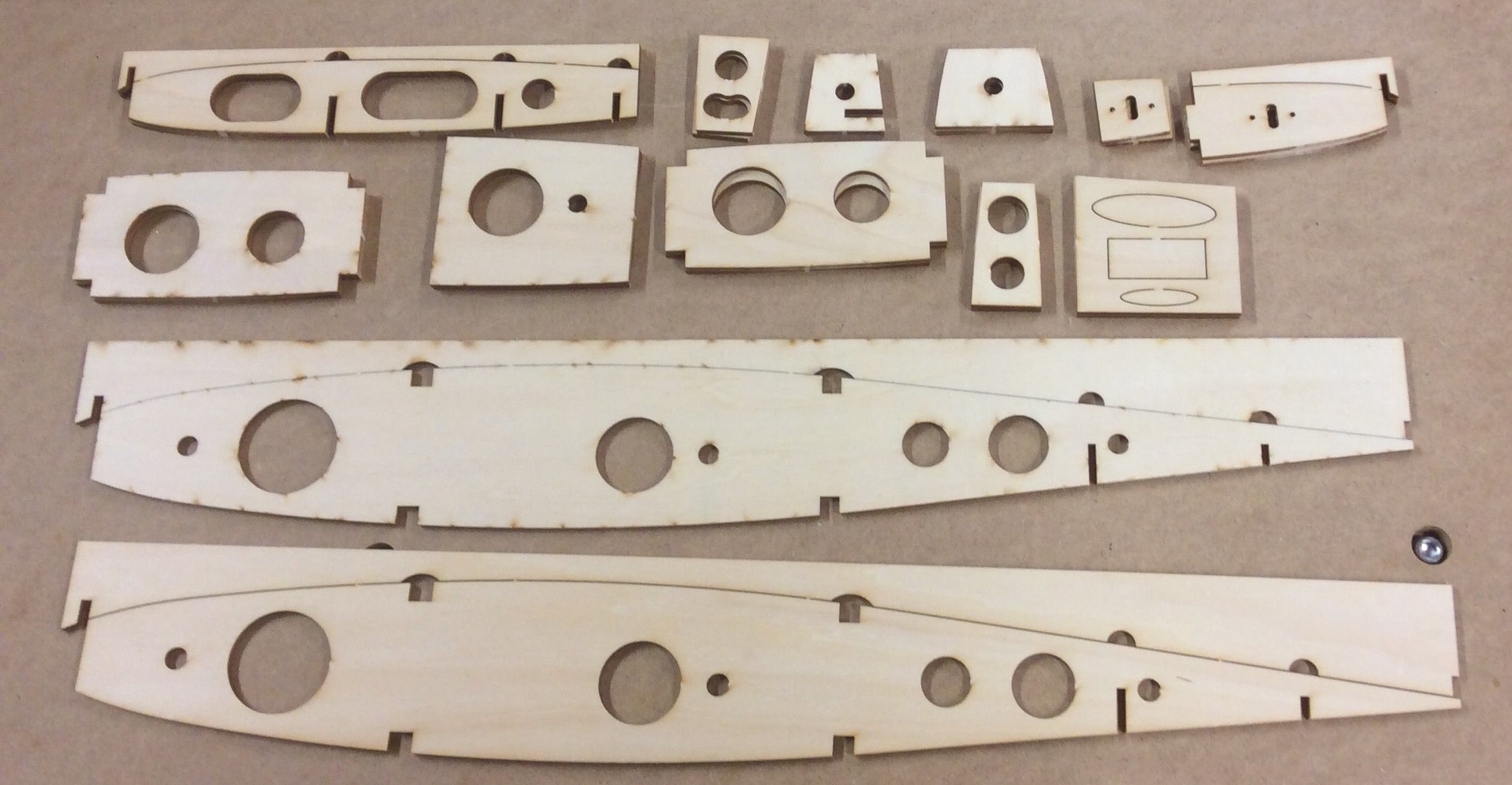 Precision Aero Products Allure Short Built-Up Wing/Stab Kit