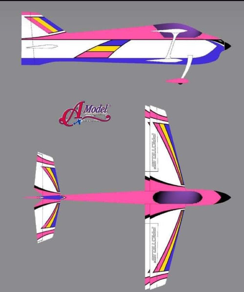 CA Model Proteus 2 Bipe ARF 68.5in Andrew Jesky Pink Scheme