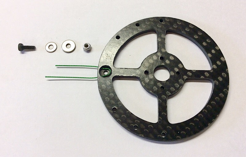 Ralph Schweizer Modeltechnic 60mm Carbon Rudder Wheel