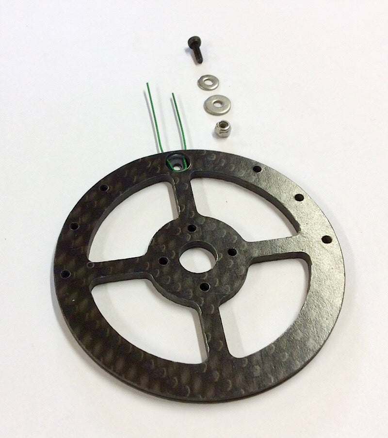 Ralph Schweizer Modeltechnic 60mm Carbon Rudder Wheel