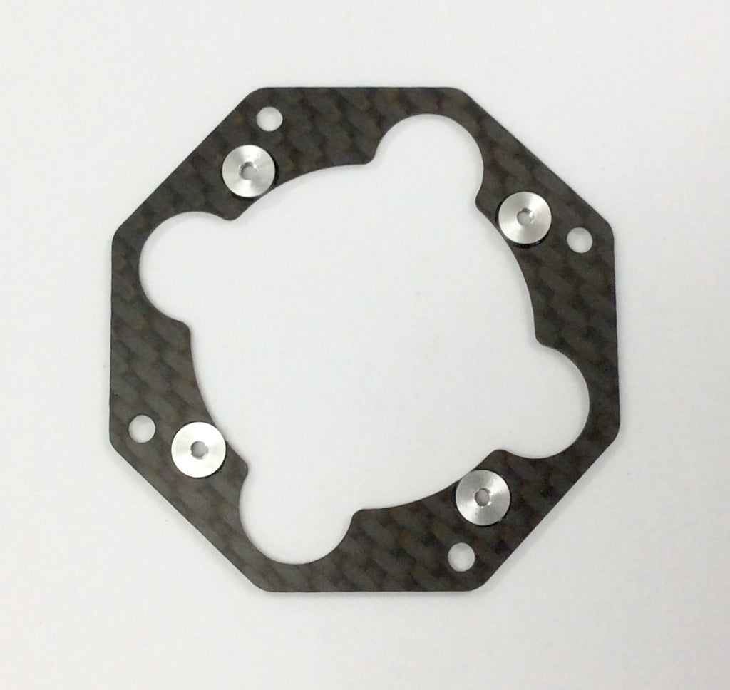 Ralph Schweizer Modeltechnic Brenner V3/C54 Carbon Mounting Plate 1-Pack