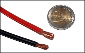 Hacker Silicone Wire Black 4mm2 2m