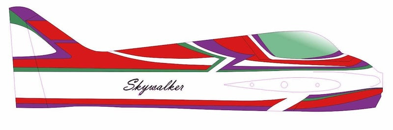 CK Aero Skywalker ARF Standard Scheme