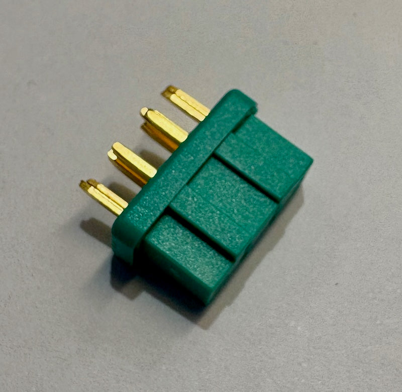 SM ModellBau MPX High-Current Socket Green-Double Contact 1-Pack