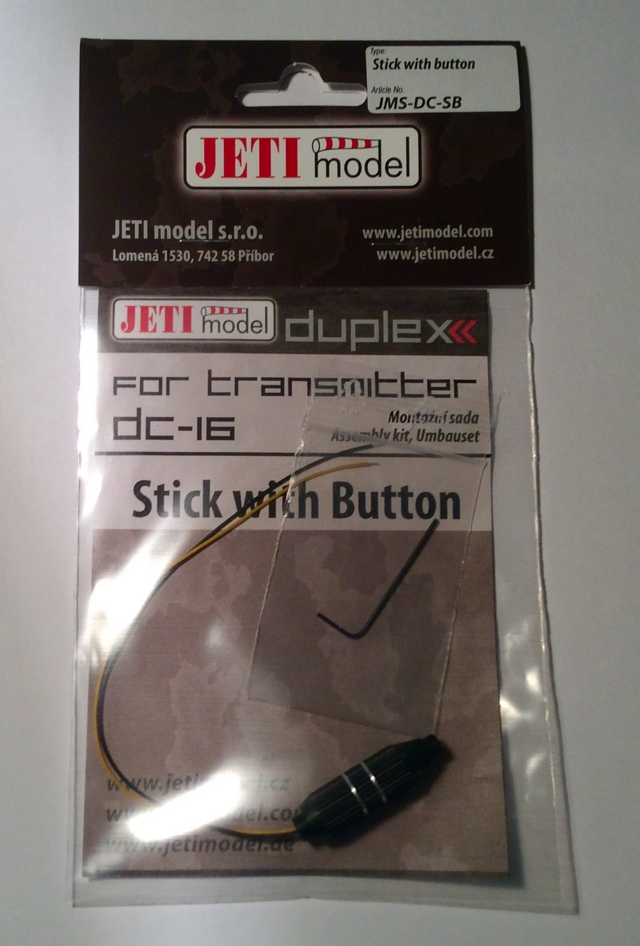 Jeti Model Stick With Button JMS-DC-SB