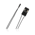PowerBox Temperature Probe 250°C Bare: small sensor bead on two thin leads, with the plug at the other end