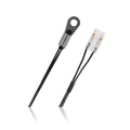 PowerBox Temperature Probe 250°C with ring lug on a sleeved lead, and the plug at the other end